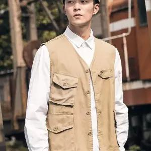 남자 포켓 야상 조끼 레저 낚시 등산 자켓