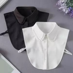 쉬폰 케이프넥 셔츠 카라 레이어드 목카라 넥케이프 편한착용