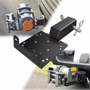 2인치 리시버 ATV UTV 잔디 및 정원 장비용 윈치 브래킷 장착 브래킷이 장착된 VONLX 유니버설 트레일러