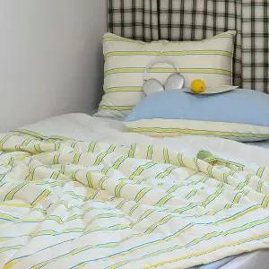 [골드스마일]이불베개세트 레트로 M2 듀라론 냉감 이불 베개 퀸 Q 옐로우 베개솜