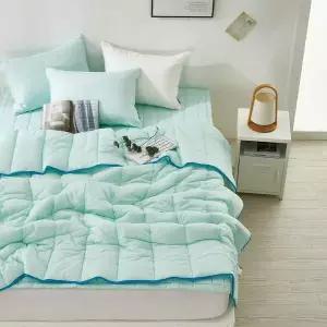 [콩심팥심]국내생산 힐링 60s 순면 간절기 침구 5color 간절기 이불 패드 세트 SS