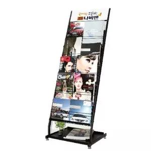 [하프클럽/셀러허브]삼화 카다로그 스탠드 잡지 꽂이 거치대 2열 5단 A4