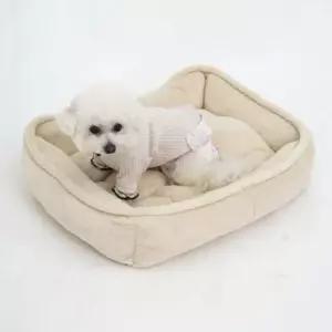 [반려] 강아지 사각 범퍼 쿠션 대형 1P 고양이 방석 침대