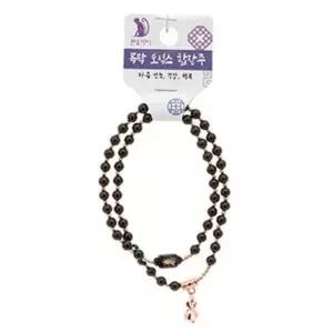 오닉스 염주 긴팔찌 원숭이띠 불교팔찌 합장주