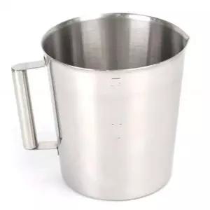 스텐 계량컵 대형 2000ml 업소용 계량컵 비커 용량컵 군부대계량컵