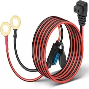 Anina 12V DC 전원 코드 케이블 (자동차 냉장고용 14AWG O 링 단자 포함) - Alpicool COSTWAY ARB ICECO