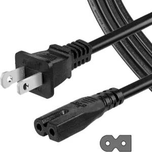 브라더 싱어 화이트 버니나 베이비락 바이킹 파프 재봉틀과 호환되는 AC 전원 코드 케이블