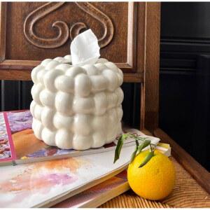 휴지 케이스 세라믹 모아이휴지케이스 티슈케이스 두루마리 5510282 특이한선물 모아이