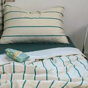 [콩심팥심]이불베개세트 레트로 M2 듀라론 냉감 이불 베개 슈퍼싱글 SS (그린)