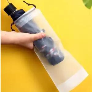 소형5개 반투명 우산보관 스트링백 방수커버 3단우산