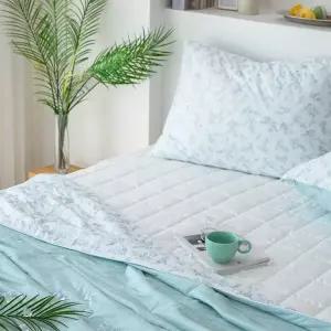 [콩심팥심]이불패드세트 비키 냉감 이불 패드 베개 슈퍼싱글 SS (민트) (듀라론