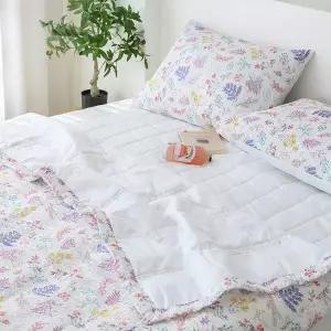 [콩심팥심]이불패드세트 델마 냉감 이불 패드 베개 퀸 Q (핑크) (듀라론 쿨