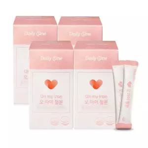 오마이 철분 30포X4개 비헴철 엽산 비타민B 함유