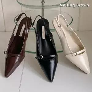 [멜팅브라운] 여자 슬링백힐 여자 샌들 여름구두 k67 (33122540A)