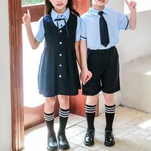 스카이블루 네이비 하복 교복세트 유치원 합창단.