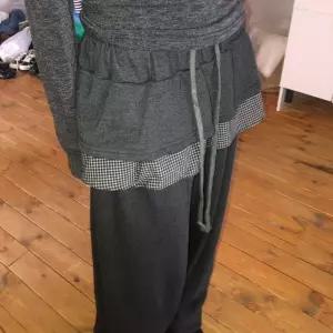 인피니데이 프릴 스커트 레이스 조거팬츠 캉캉 와이드팬츠 투웨이 여자조거팬츠 레이어드 트레이닝바지