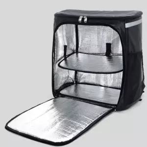 대용량 배달용 이중수납 3단 보호 보온 57리터 백팩