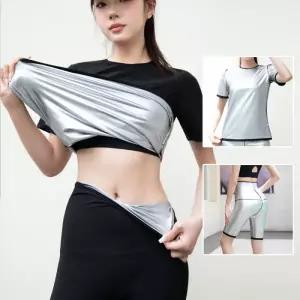 여성 반팔 땀복 상하세트 ELT-010