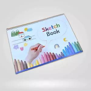 8절 사이즈 130g 2000 아동 스케치북 18매 유치원선물 유아스케치북 랜덤발송 종합장