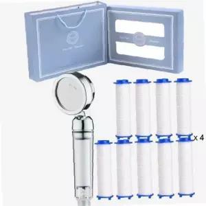 리셀 3600 여행용 샤워기 필터포함 1개+필터 36개 선물세트
