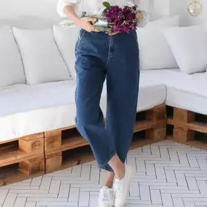 [신상오픈런]커브드팬츠 봄청바지 종아리기장 논스판 8부데님 (30100560)