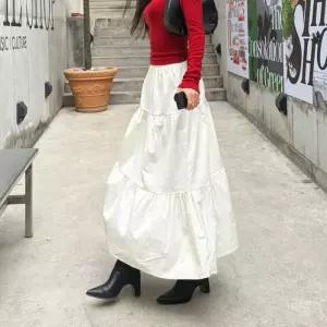 [신상오픈런]캉캉스커트 맥시 샤랄라 밴딩 에이라인 검정치마 (30099638)