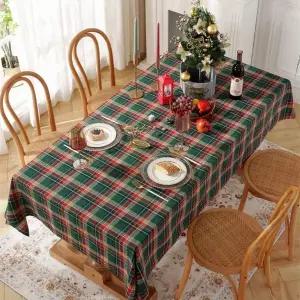 크리스마스테이블보 크리스마스 테이블보 6인용 140x200 그린 식탁보