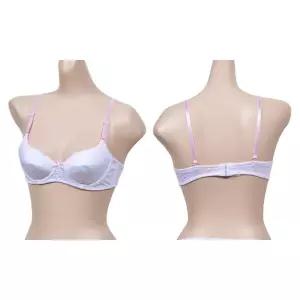 도트패턴 면 학생브라 3단계