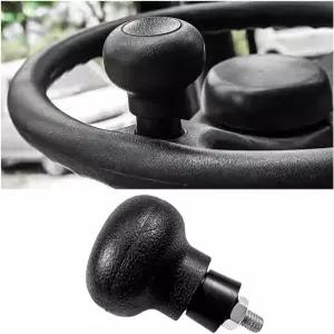 DXNQ 스티어링 휠 노브 ABS 논슬립 지게차 스피너 파워 핸들 지게차용 트럭 트랙터 보트용 범용 회전 보조