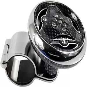 오푸웨이 스티어링 휠 노브 부드러운 볼 베어링을 갖춘 범용 파워 스피너 대부분의 차량(탄소 섬유 블랙)과