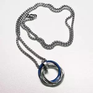 [콩심팥심]써지컬 스테인레스 롱 목걸이 헬창 레이어드 체인 목걸이