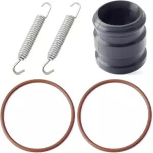 YZ.250CC 볼트 배기 커플러 키트 머플러/소음기 고무 씰/오링/스프링 야마하 YZ250X 2001-2023 2행정용