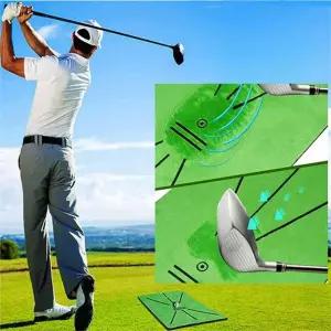 연습매트스윙매트 스윙 가이드라인 연습매트 실내 훈련골프패드