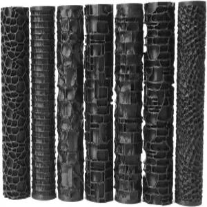 텍스처 롤러 세트 - 점토 및 모델링을 위한 7가지 패턴 3D 프린팅 미니어처 지형 D 테이블탑 폴리머