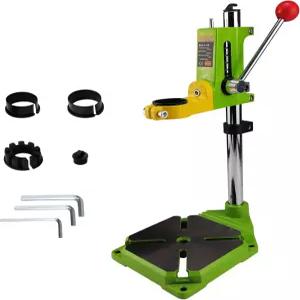 핸드 드릴용 AeKeatDa 바닥 드릴 프레스 스탠드 90도 회전 조절 가능한 범용 벤치 클램프 홀더 어댑터