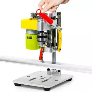 전기 미니 벤치 탑 드릴 프레스 B10 척이 장착된 7단 드릴링 머신 0.6-6mm 비트 메페이 DIY 금속 목공