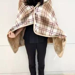 [콩심팥심]똑딱이 극세사 무릎 담요 쇼파 블랭킷 캠핑 비행기 차량용 소파