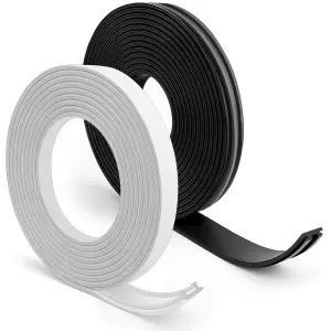 UtauHom 마그네틱 윈도우 스크린 교체 수리 키트 20FT(600M) 접착식 지지 스트립 홈이 있는 및 하우스