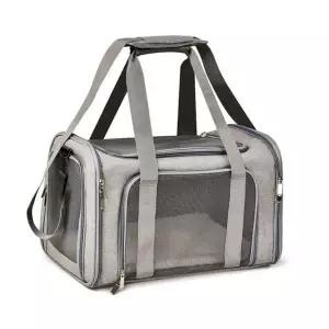 코코페토 강아지 이동 가방 그레이 고양이 슬링백 이동장 케이지