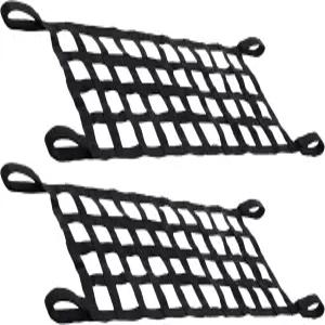 오리온 모터 테크 메시 카고 네트 2팩 루프탑 해먹 1987-2022 지프 랭글러 YJ TJ JK JL 글래디에이터 JT 탑