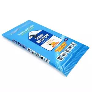 큐블럭 기름때 제거 티슈 찌든때 재사용 청소포 30매 큐브블럭