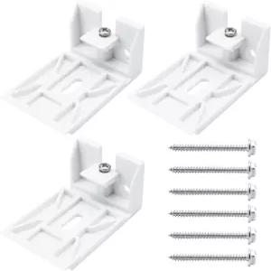 헌터 더글라스 듀엣과 호환되는 GRONGU 3/4인치 블라인드 그늘 브래킷 벌집 셀룰러 및 박수 그늘에 맞는