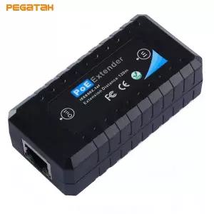 NVR IP 카메라용 PoE 익스텐더 거리 변속기 범위 추가 120 미터 IEEE802.3af