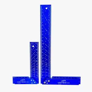 센터 파인더 베벨 게이지가 있는 7인치 및 12인치 2개의 게이징 레이아웃 스퀘어 마크 II 세트