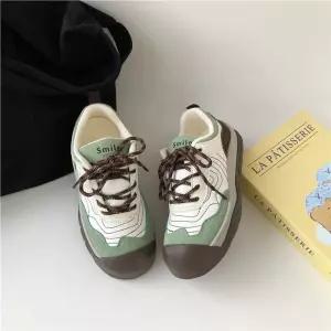 여자 신발 운동화 하이탑 키높이 스포츠 보드화 가을 조커 미니 스커트 유행3