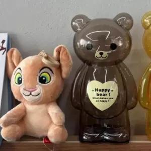 [문구/오피스] 곰돌이 디자인 대형 저금통 아이들 손금고 아동 저축통