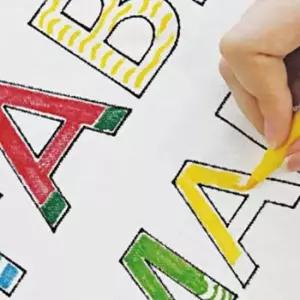 [문구/오피스] 마카펜 색채 패브릭 아트 8색 가방 포함 마커