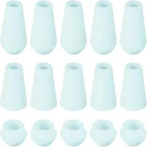 UX셀 벨 엔드 스토퍼 플라스틱 코드 로프 잠금 패스너 드로스트링 랜야드 백팩용 뚜껑이 있는 토글 클립