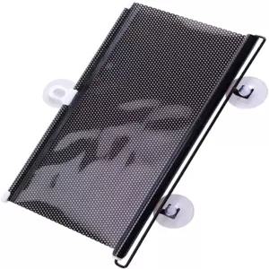 KIMISS 윈드실드 선쉐이드 자동차 자동 접이식 보호 선블럭 바이저 쉐이드 커튼 선 (블랙 50 * 125cm)