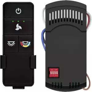 범용 천장 선풍기 리모컨 키트 TX028C-S 3단 속도 및 가벼운 디머 색온도 변화 헌터 하버 브리즈 햄튼 베이